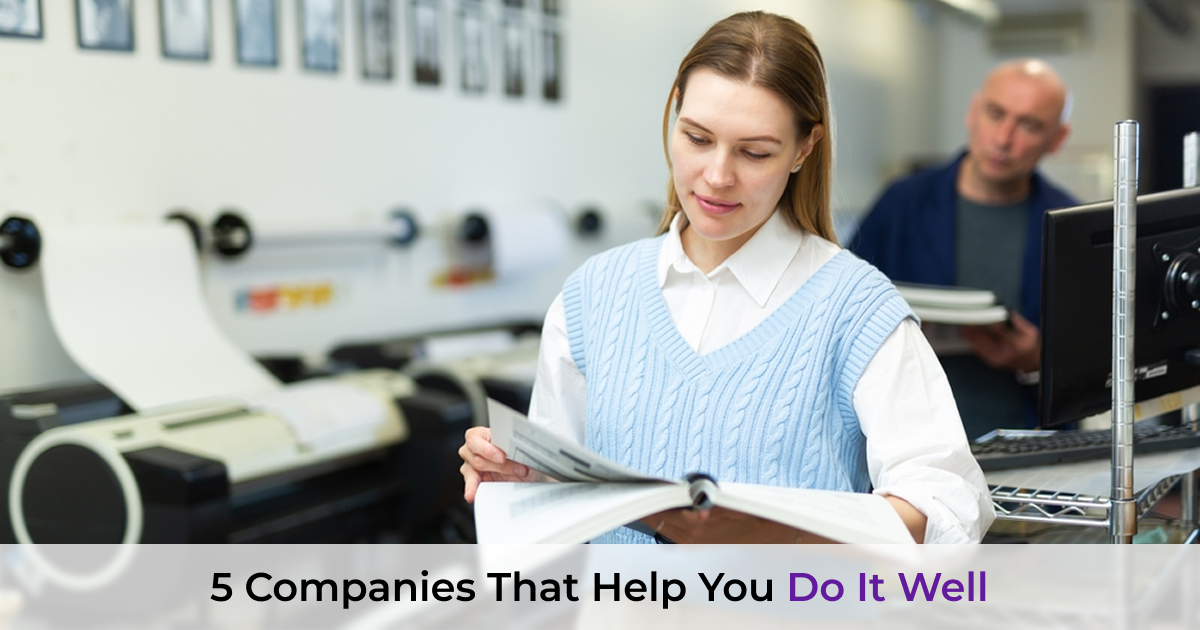 5 companies that help you do It well